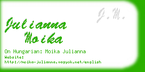 julianna moika business card